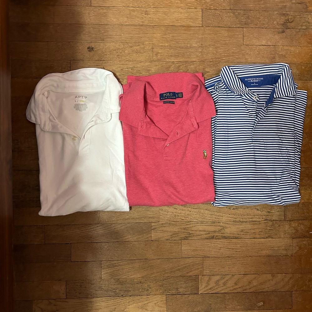 Assorted Mens Dress Polos